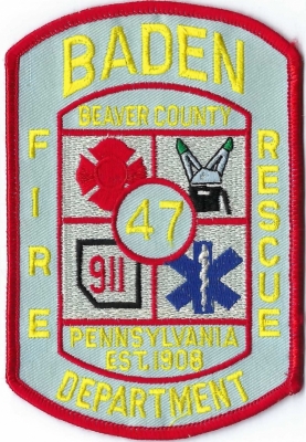Baden Fire Department (PA)
Station 47.
