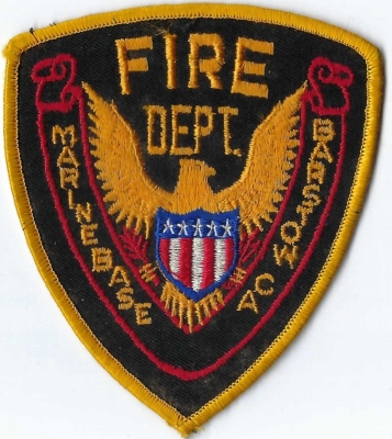Barstow Marine Base Fire Department (CA)
MILITARY - Original Barstow Marine Base Fire Department patch.
