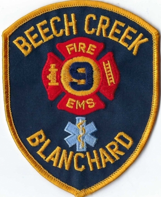 Beech Creek - Blanchard Volunteer Fire Company (PA)
Population < 2,000.  Station 9.
