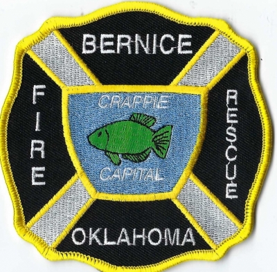 Bernice Fire Department (OK)
Crappie Capitol of the World - Population < 2,000
