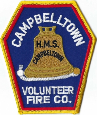 Campbelltown Volunteer Fire Company (PA)
HMS Campbeltown was a Town-class destroyer of the Royal Navy during the Second World War.  See patch.
