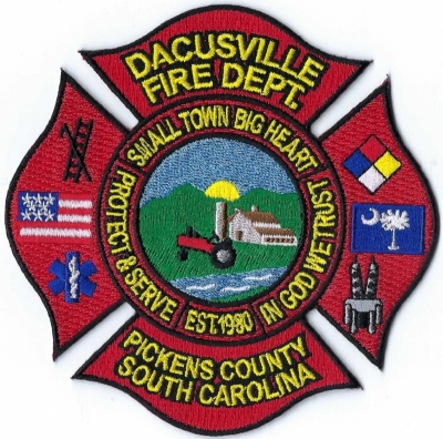 Dacusville Fire Department (SC)
In 2013,Damcusville started a annual farm show to display and show farm equipment.  Population < 500.
