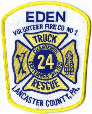 Eden Volunteer Fire Company No. 1 (PA)
Station 24.
