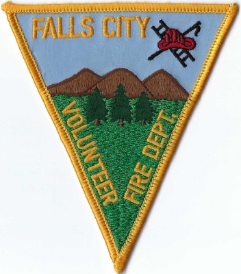 Falls City Volunteer Fire Department (OR)
Falls City is named after a waterfall (Berry Creek Falls) in the Little Luckiamute River that passes thru town.   Pop. < 2,000.
