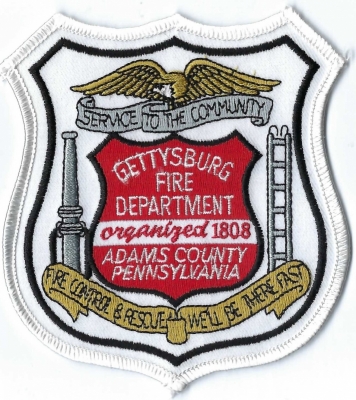 Gettsburg FIre Department (PA)
Battle of Gettysburg, 1863, by Union and Confederate forces had the largest number of casualties of war and was the turning point.

