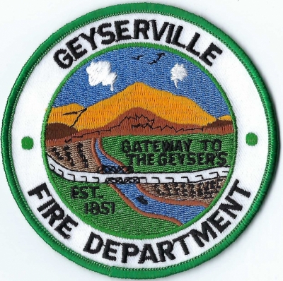 Geyserville Fire Department (CA)
DEFUNCT - Merged w/Geyserville Fire Protection District
