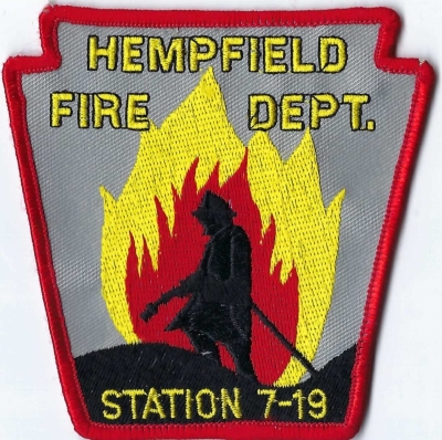 Hempfield Fire Department (PA)
Retired patch.  Station 7-19. 
