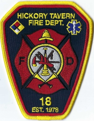 Hickory Tavern Fire Department (SC)
It is believed that around 1849, the town is named for a tavern that operated in a grove of hickory trees in the area.  Station 18.
