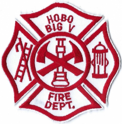 Hobo Big V Fire Department (MS)
The name Hobo Big V is unknown.  Some claim it came from the soldiers returning from the Civil War, (Homeward Bound).
