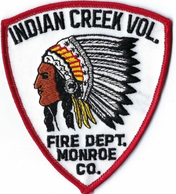 Indian Creek Volunteer Fire Department (IN)
Indian Creek named from the fact that Native Americans used the area as a camping ground.  
