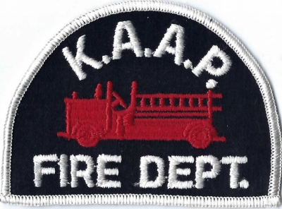 K.A.A.P. Fire Department (KS)
DEFUNCT - Kansas Army Ammunition Plant closed 2009.   The plant mfg. ammo during World War II, Korean War, and the Vietnam War.
