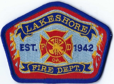 Lakeshore Fire Department (CA)
DEFUNCT - Merged w/Lakeshore Fire District
