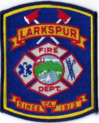 Larkspur Fire Department (CA)
DEFUNCT - Mergedw/Central Marin Fire Department
