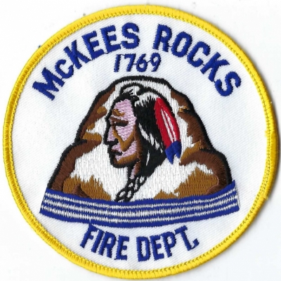 McKees Rocks Fire Department (PA)
McKee's Rocks got its name in 1769; Colonel McKee received this property as payment in the expedition of General John Forbes.
