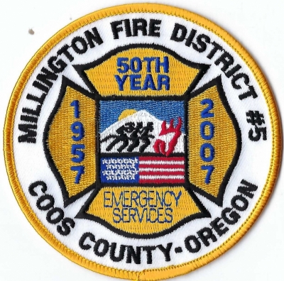 Millington Fire District #5 (OR)
DEFUNCT - Merged w/Central Coos F&R
