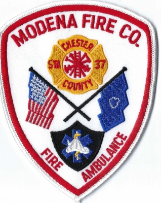 Modena Fire Company (PA)
Population < 2,000.  Station 37.

