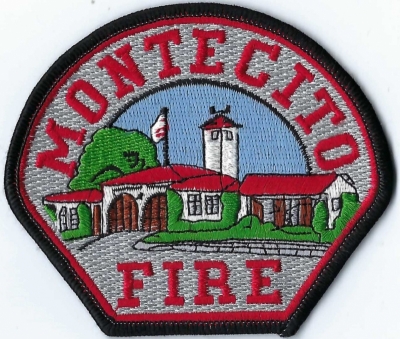 Montecito Fire Department (CA)
Patch depicts the Headquarters fire station (#1) for the City of Montecito.
