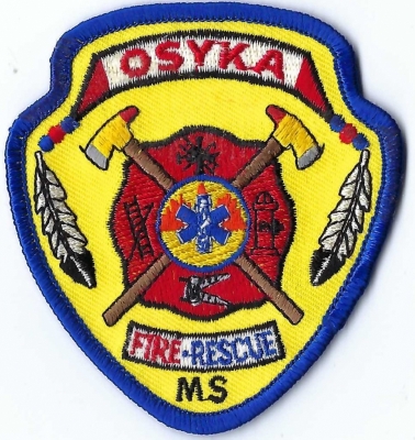 Osyka Fire Rescue (MS)
Osyka means "Soaring Eagle"
