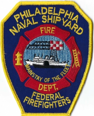 Philadelphia Naval Shipyard Fire Department (PA)
DEFUNCT - The Philadelphia Naval Shipyard closed on September 26, 1996.
