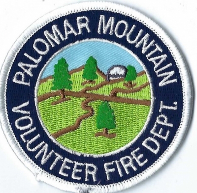 Palomar Mountain Volunteer Fire Department (CA)
DEFUNCT - Merged w/San Diego County Fire Department
