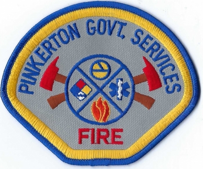 Pinkerton Gov't Services Fire Department (CA)
DEFUNCT - Sold to Swedish Security Company
