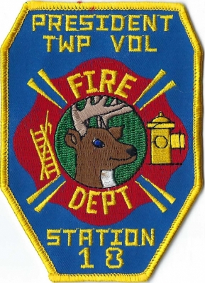 President Twp. Volunteer Fire Department (PA)
Population < 500.  Station 18.
