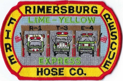 Rimersburg Fire Rescue (PA)
Population < 2,000.
