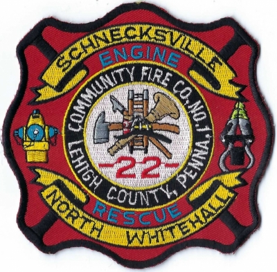 Community Fire Company No. 1 of Schnecksville (PA)
Station 22.
