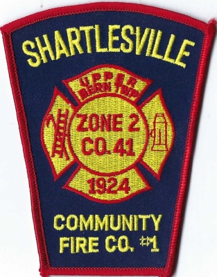 Shartlesville Community Fire Company #1. (PA)
Population < 500

