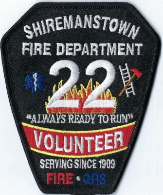 Shiremanstown Volunteer Fire Department (PA)
DEFUNCT - Merged names w/Shiremanstown Fire Company / Station 22.

