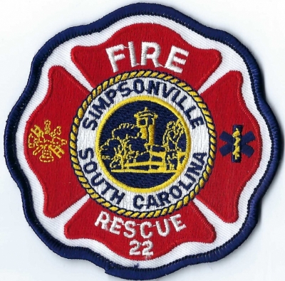 Simpsonville Fire Department (SC)
Station 22.

