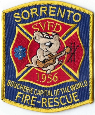 Sorrento Fire Rescue (LA)
Boucherie Capitol of the World.  Population < 2,000.
