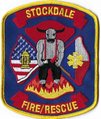 Stockdale Fire Department (TX)
The Stockdale High School Mascot is the Brahma Bulls.  See patch.
