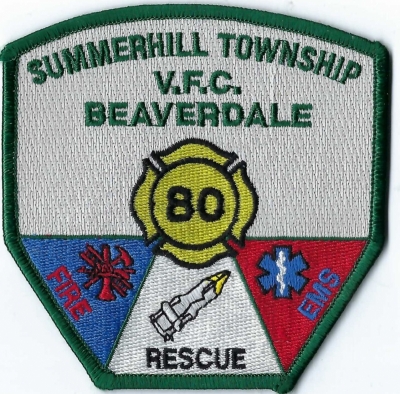 Summerhill Township Volunteer Fire Company (PA)
Station 80.
