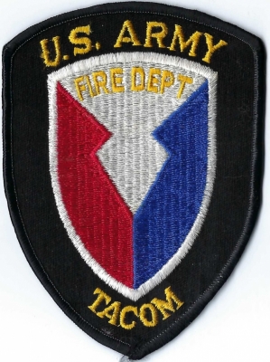 TACOM Fire Department (MI)
MILITARY - Army Detroit Arsenal - Tank Automotive and Armaments Command.  Manufacturing arsenals and maintenance depots.
