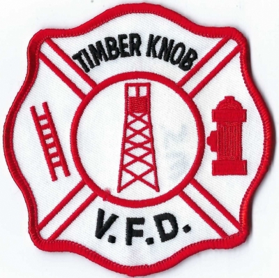 Timber Knob Volunteer Fire Department (MO)
Timber Knob has a active fire tower used for the purpose of locationing fires in the surrounding area.  See patch.
