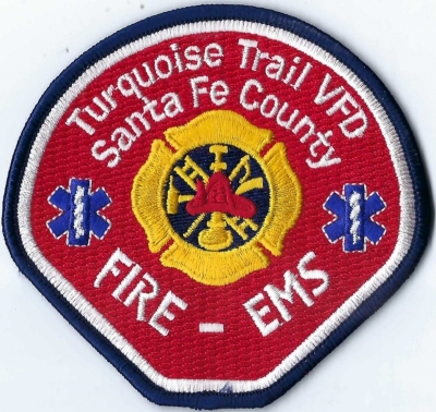 Turquoise Trail Volunteer Fire Department (NM)
DEFUNCT - Merged w/Santa Fe County Fire Department.
