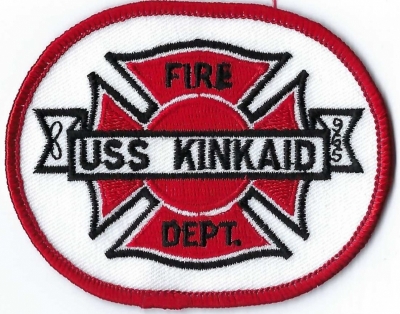 USS Kinkaid Fire Department 965 (CA)
DEFUNCT - Military Spruance Class Destroyer.  DD stands for "Destroyer".  Last Home Port was San Diego.  Decommisioned 2004
