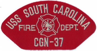 USS South Carolina CGN-37 Fire Department (SC)
USS SOUTH CAROLINA (CGN-37), a California class nuclear powered cruiser, was commissioned1975 & decommissioned 1998.
