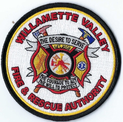 Willamette Valley Fire & Rescue Authority (OR)
DEFUNCT - Disbanded.
