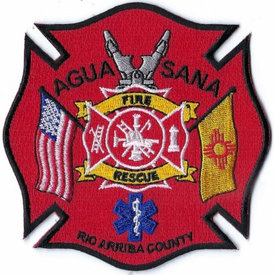 Agua Sana Fire Department (NM)
Spanish translation is "Healthy Water".

