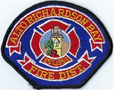 Alto Richardson Bay Fire District (CA)
DEFUNCT - Merged w/Southern Marin Fire Protection District 1999
