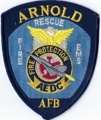 Arnold AFB AEDC Fire Department (TN)
MILITARY - AEDC stands for Arnold Engine Development Center.
