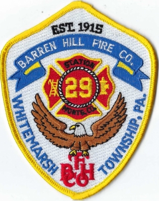 Barren Hill Fire Company (PA)
Station 29.
