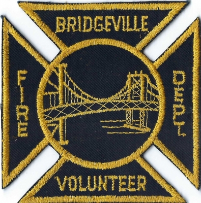 Bridgeville Volunteer Fire Department (PA)
Bridgeville acquired its name from the very first bridge built at the crossing of Chartiers Creek at the south end.
