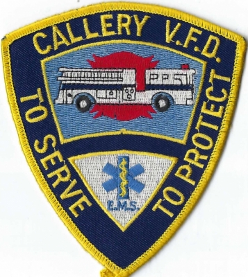 Callery Volunteer Fire Department (PA)
Population < 500.
