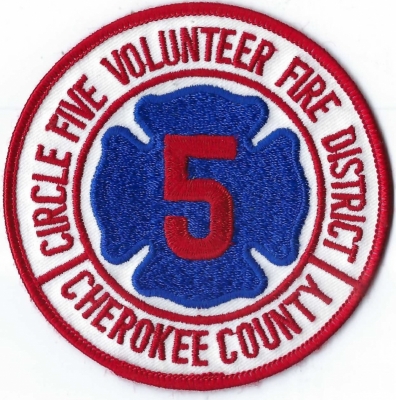 Circle Five Volunteer Fire District (GA)
DEFUNCT - Merged w/Cherokee County Fire & Emergency Services. Station 5.
