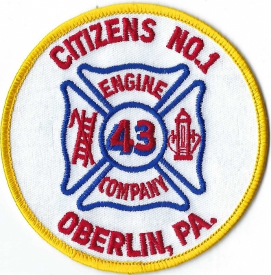 Citizens Fire Company No. 1 of Oberlin (PA)
Station 43.
