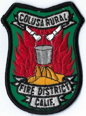 Colusa Rural Fire District (CA)
DEFUNCT - Merged w/Sacramento River Fire Department.
