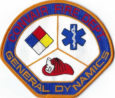 Convair Fire Department (CA)
DEFUNCT - Convair Aircraft Company (General Dynamics) sold to McDonnell Douglas in 1994.
